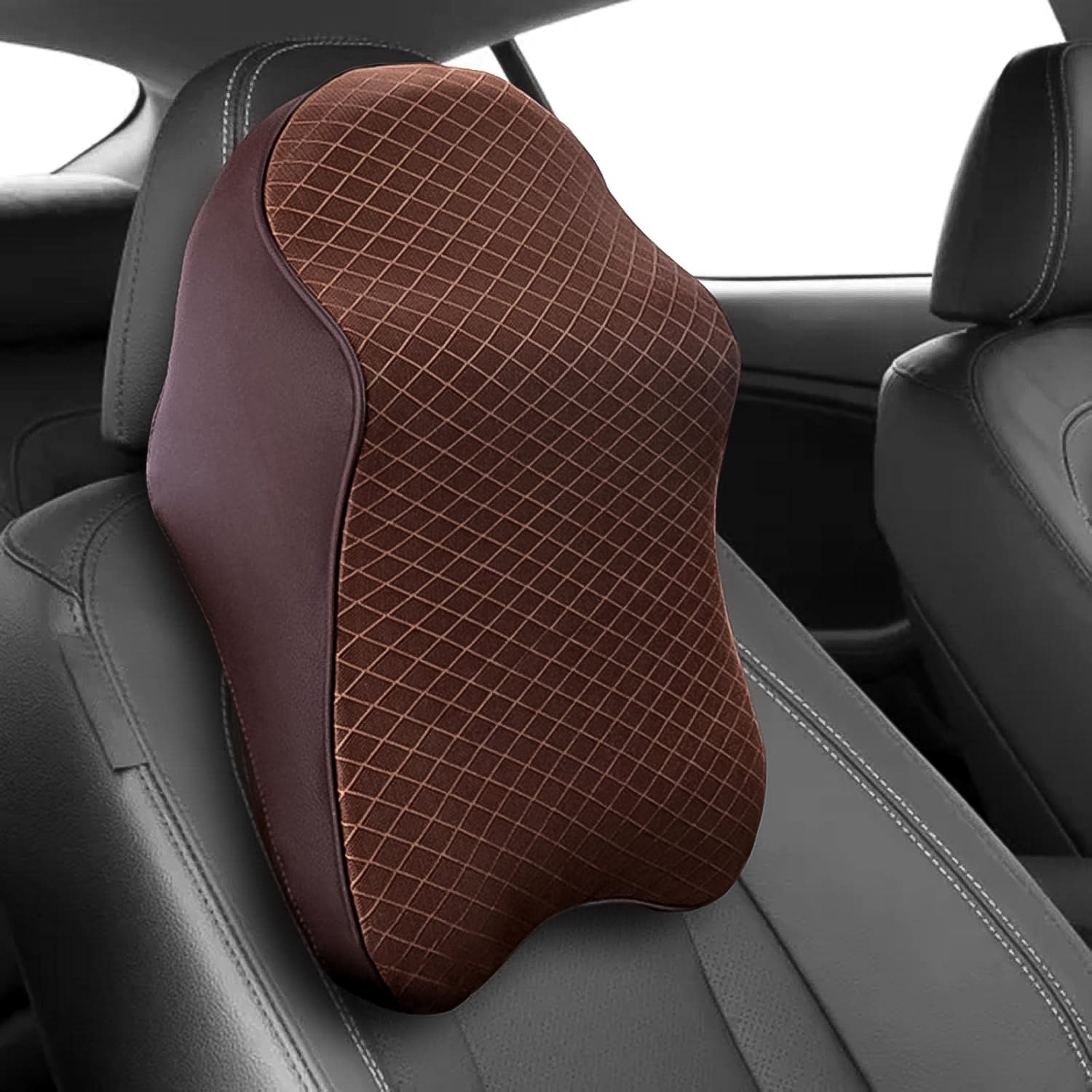 Say Goodbye to Neck Pain: Memory Foam Car Neck Pillow for Drivers (1 Pc, Mix Color) Say Goodbye to Neck Pain: Memory Foam Car Neck Pillow for Drivers (1 Pc, Mix Color)
